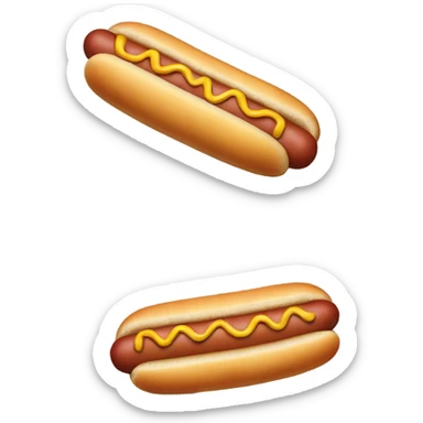 sad flaccid hot dog sticker