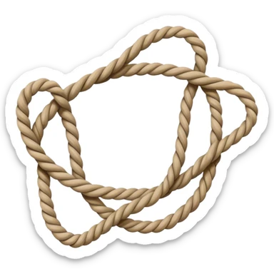snapped rope sticker