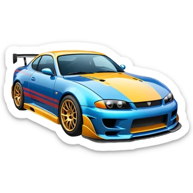 Drift car sticker