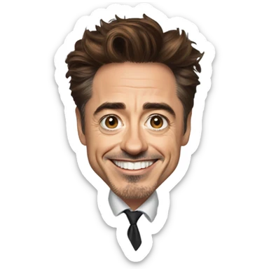 robert downey jr sticker