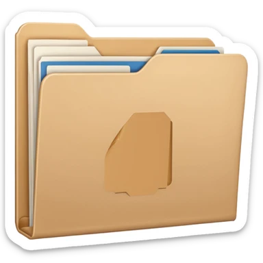 Singular Office Manila folder sticker