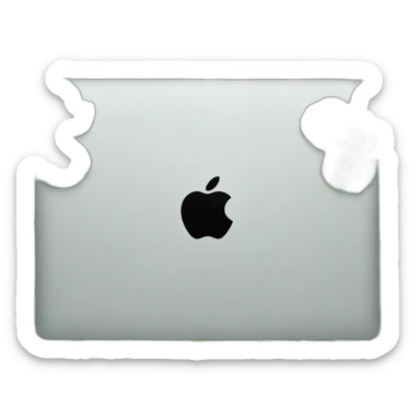 MacBook with green Flowers sticker