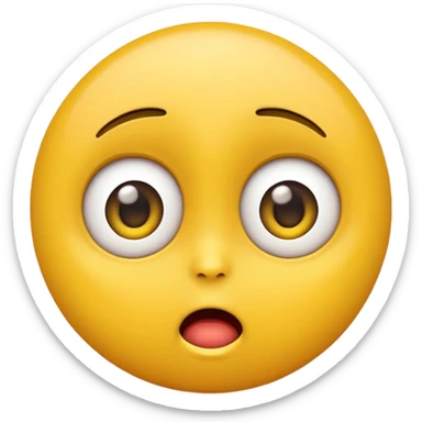 cringing emoji sticker