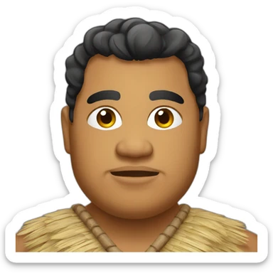 Fat Polynesian sticker