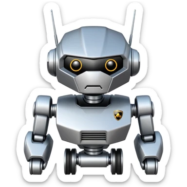 a Lamborghini from the movie Transformers  robot  sticker