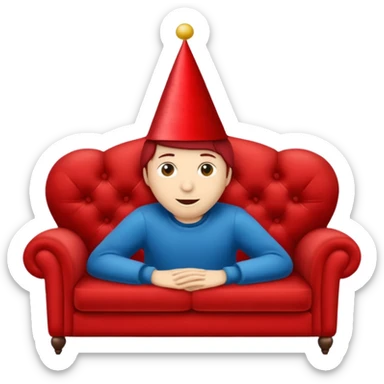 party sofa sticker