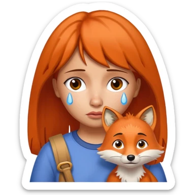 Make Dora and Swiper the fox crying sticker