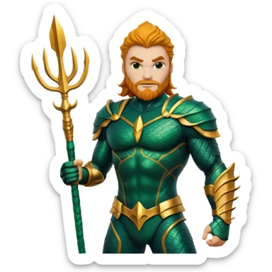 aquaman full armor sticker