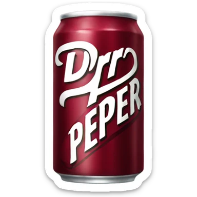 can of dr pepper sticker