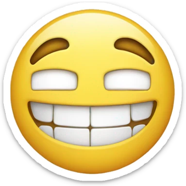 Smily laughing sticker