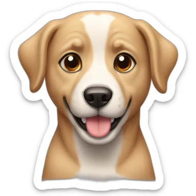 perro ladrando sticker