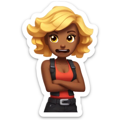 Brawl Stars karakteri Shelly sticker