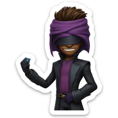Gambit from the x-men sticker
