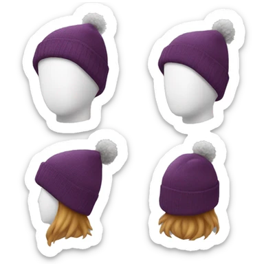 Tuque en castor  sticker