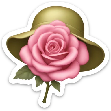 Cloche rose sticker