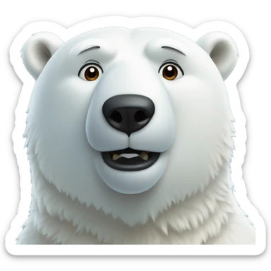 Polar bear  sticker