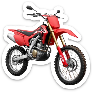 honda crf250r dirt bike sticker