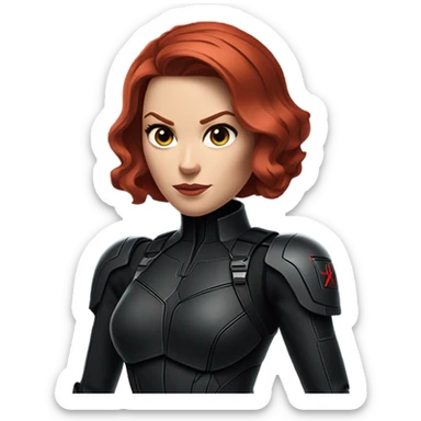 Black Widow Natasha Romanoff sticker