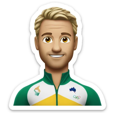 Australian Olympics athelete sticker