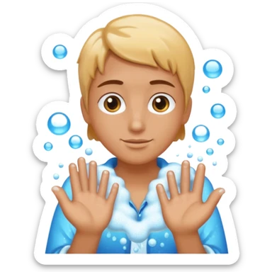 Washing things sticker