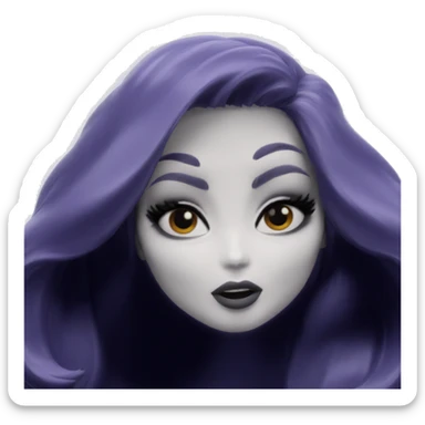 girl gazing with open mouth sticker