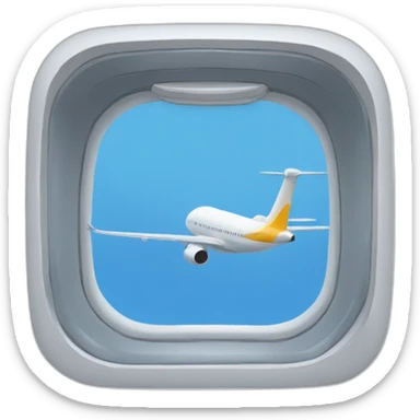 airplane window sticker