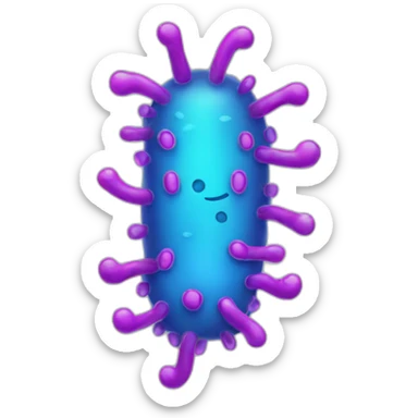 bacteria sticker