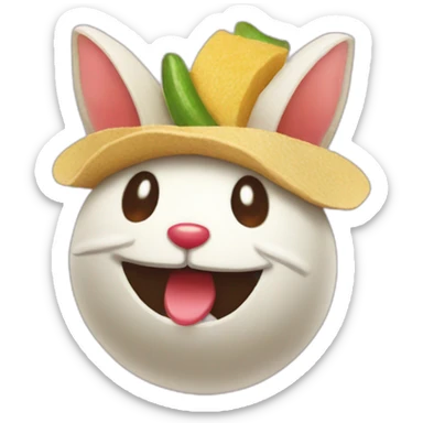 Moogle tacos sticker