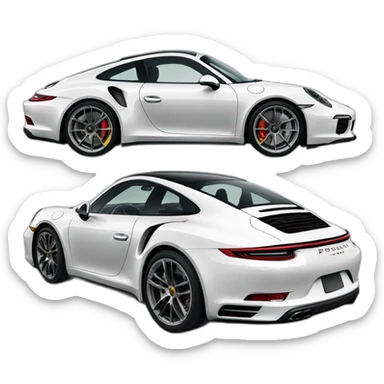 Porsche new 911 sticker