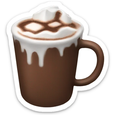 Hot chocolate  sticker