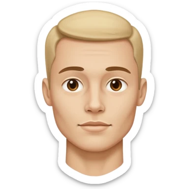 jaw chin bone sticker