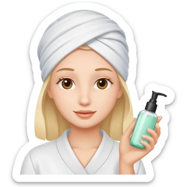 🧖🏼‍♀️ face care  sticker