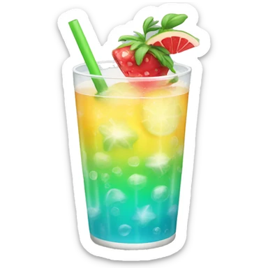 summer drink sticker