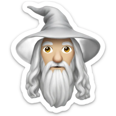 Gandalf the white sticker