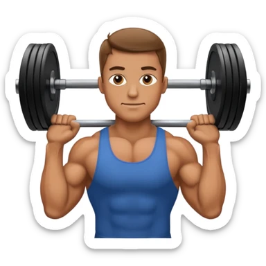 man lifting weights

 sticker