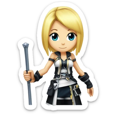 kingdom hearts namine sticker