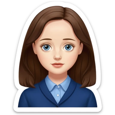 Alexis Bledel in Gilmore Girls sticker