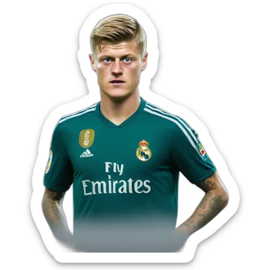 toni kroos real madrid sticker