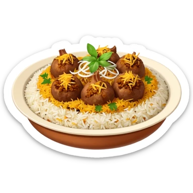 Hyderabadi Mutton Dum Biryani sticker