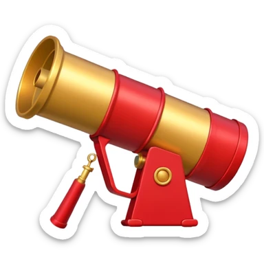 confetti canon that shoots out hearts sticker