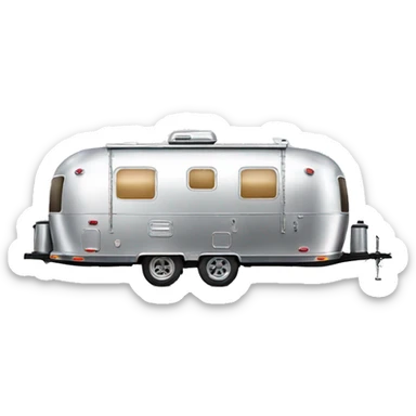 A airstream trailer sticker