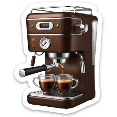 Coffee maker dripping espresso



















 sticker