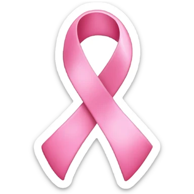 Breast cancer ribbon  sticker