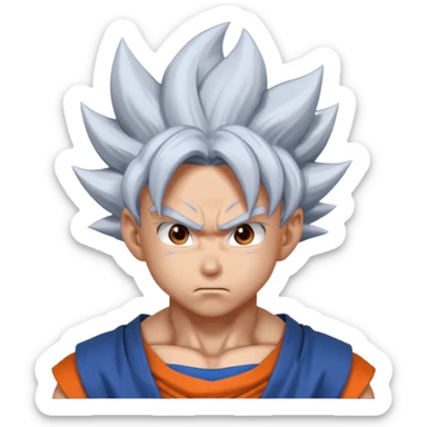 goku ultra instinct 
 sticker