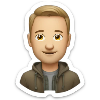 belarussian-man-creator-designer sticker