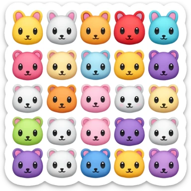 Plushies sticker