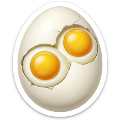 penis with eggs sticker