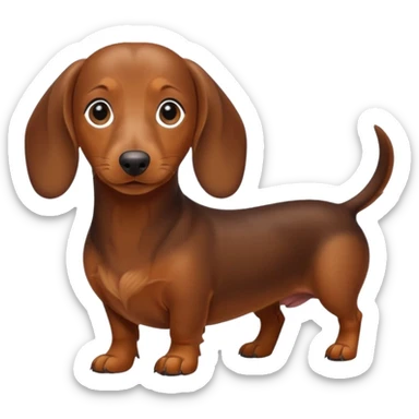 Perro salchicha sticker