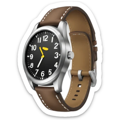 Mano reloj sujetando mi celu sticker