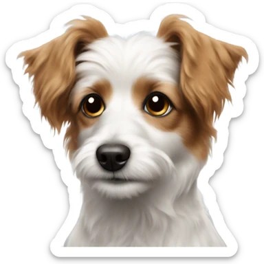 Papillon poodle Jack Russell sticker